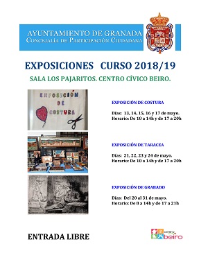 ©Ayto.Granada: Exposición de talleres del Centro Cívico Beiro 18/19